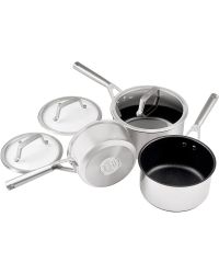 Ninja C63000UK Stainless Steel 3-Piece Pan Set 