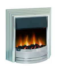 Dimplex Castillo CST20 Optiflame Electric Fire Chrome and Silver