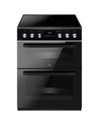 CDA CFC631BL Double Oven Electric Cooker with Ceramic Hob