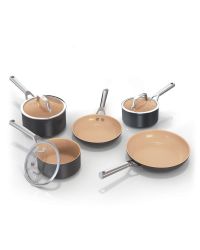 Ninja CW95000UK Extended Life Ceramic 5-Piece Frying Pan & Saucepan Set