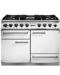 Falcon 1092 Deluxe Range Cooker 110 Dual Fuel White F1092DXDFWH/NM