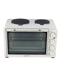 Igenix IG7130 Table Top Mini Oven 30L with Boiling Rings