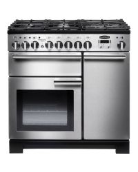Rangemaster Professional Deluxe 90 Dual Fuel Stainless PDL90DFFSS/C 97590