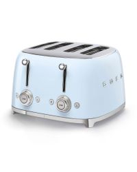 SMEG TSF03PBUK Retro 4 Slice Toaster in Pastel Blue