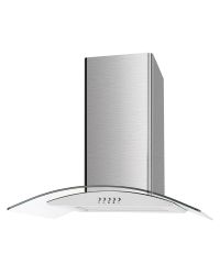 Cata UBSCG60SS Unbranded Curved Glass & Stainless Cooker Hood