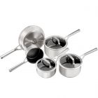 Ninja C65000UK ZEROSTICK Stainless Steel 5-Piece Pan Set 