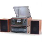 Steepletone Boston 5-in-1 Music System with CD Player Bluetooth Playback & USB Recording