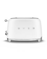 SMEG TSF01WHUK Retro 2 Slice Toaster in White